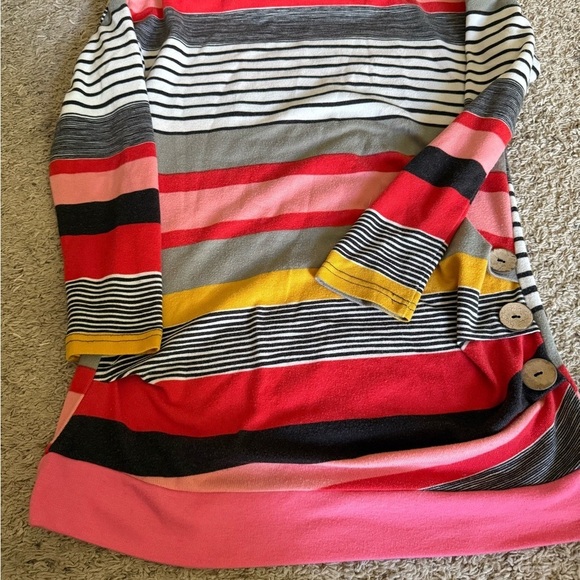 yincro Tops - Colorful Striped Women's Tunic